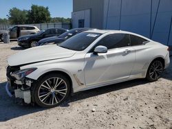 Salvage vehicles for parts for sale at auction: 2018 Infiniti Q60 Pure