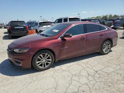 Salvage cars for sale at Indianapolis, IN auction: 2016 Chevrolet Malibu LT