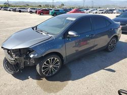 Salvage cars for sale at Van Nuys, CA auction: 2016 Toyota Corolla L