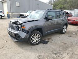 Salvage cars for sale at West Mifflin, PA auction: 2018 Jeep Renegade Latitude