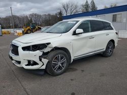 Salvage cars for sale at Ham Lake, MN auction: 2017 Infiniti QX60