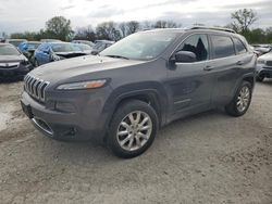 Vehiculos salvage en venta de Copart Des Moines, IA: 2014 Jeep Cherokee Limited