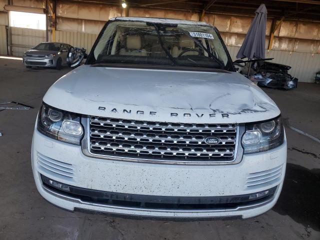 2016 Land Rover Range Rover HSE