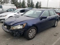 Salvage cars for sale from Copart Rancho Cucamonga, CA: 2010 Honda Accord LX