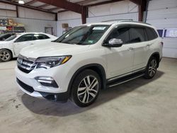 Salvage cars for sale at Chambersburg, PA auction: 2018 Honda Pilot Touring
