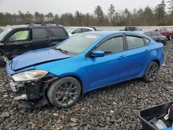 Dodge Dart sxt salvage cars for sale: 2016 Dodge Dart SXT