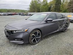 Salvage cars for sale from Copart Concord, NC: 2018 Honda Accord Sport