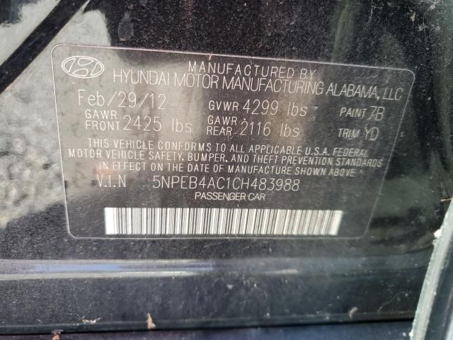 2012 Hyundai Sonata GLS