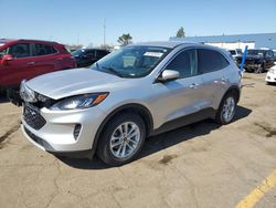 Salvage cars for sale from Copart Woodhaven, MI: 2020 Ford Escape SE