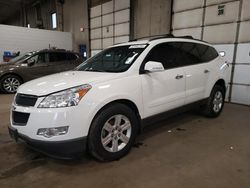 Salvage cars for sale at Blaine, MN auction: 2012 Chevrolet Traverse LT