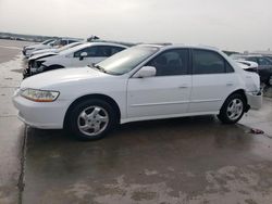 Salvage cars for sale at Grand Prairie, TX auction: 2000 Honda Accord EX