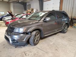 Salvage cars for sale at West Mifflin, PA auction: 2017 Dodge Journey Crossroad