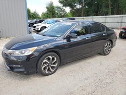 Salvage cars for sale from Copart Midway, FL: 2016 Honda Accord EXL