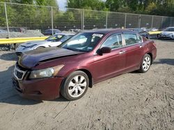 Honda Accord EXL salvage cars for sale: 2009 Honda Accord EXL