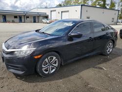 Salvage cars for sale from Copart Arlington, WA: 2016 Honda Civic LX