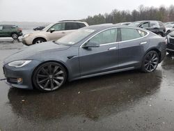 Salvage cars for sale from Copart Brookhaven, NY: 2017 Tesla Model S