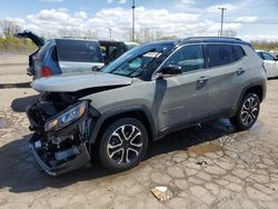 Salvage cars for sale at Woodhaven, MI auction: 2022 Jeep Compass Limited
