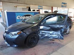 Toyota Corolla l salvage cars for sale: 2016 Toyota Corolla L