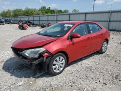 Salvage cars for sale from Copart Lawrenceburg, KY: 2015 Toyota Corolla L