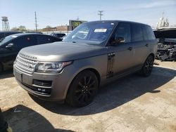 Land Rover Range Rover Supercharged salvage cars for sale: 2016 Land Rover Range Rover Supercharged