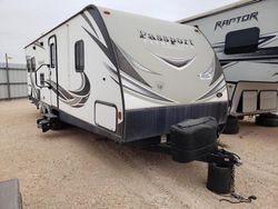 Salvage trucks for sale at Andrews, TX auction: 2019 Keystone Passport