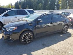 Salvage cars for sale from Copart Arlington, WA: 2014 Toyota Corolla L