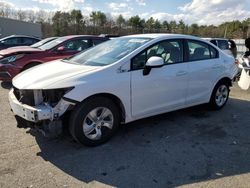 Salvage cars for sale from Copart Exeter, RI: 2013 Honda Civic LX