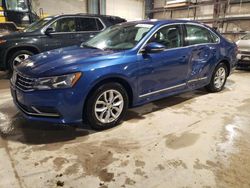 Salvage cars for sale at Eldridge, IA auction: 2016 Volkswagen Passat S