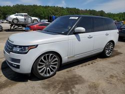 Land Rover salvage cars for sale: 2015 Land Rover Range Rover Autobiography
