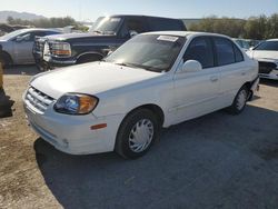 Salvage cars for sale at Las Vegas, NV auction: 2003 Hyundai Accent GL