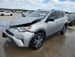 Salvage cars for sale from Copart Grand Prairie, TX: 2018 Toyota Rav4 LE