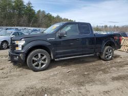 Salvage cars for sale from Copart Lyman, ME: 2017 Ford F150 Super Cab