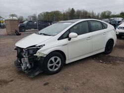 Salvage cars for sale from Copart Chalfont, PA: 2015 Toyota Prius