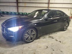 Salvage cars for sale at Knightdale, NC auction: 2018 Infiniti Q50 Luxe