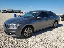 Salvage cars for sale at Temple, TX auction: 2018 Volkswagen Passat SE