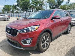 Salvage cars for sale from Copart Riverview, FL: 2018 KIA Sorento EX
