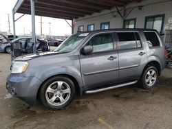 Salvage cars for sale at Los Angeles, CA auction: 2013 Honda Pilot EX