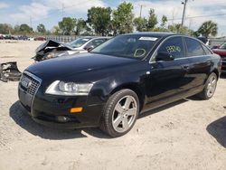 Salvage cars for sale from Copart Riverview, FL: 2008 Audi A6 3.2 Quattro