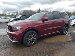 Salvage cars for sale at Chalfont, PA auction: 2017 Dodge Durango GT