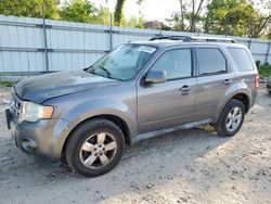 Salvage cars for sale at Hampton, VA auction: 2011 Ford Escape Limited