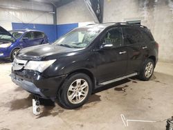 Salvage cars for sale at Chalfont, PA auction: 2007 Acura MDX Technology