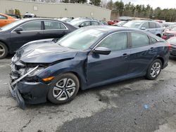 Salvage cars for sale at Exeter, RI auction: 2017 Honda Civic LX