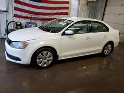 Salvage cars for sale at Lyman, ME auction: 2012 Volkswagen Jetta SE