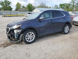 Salvage cars for sale at Wichita, KS auction: 2018 Chevrolet Equinox LT