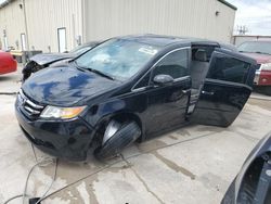 Salvage cars for sale from Copart Haslet, TX: 2015 Honda Odyssey EXL