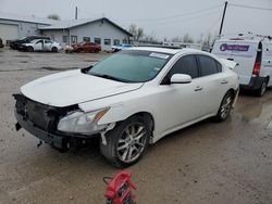 Salvage cars for sale at Pekin, IL auction: 2011 Nissan Maxima S