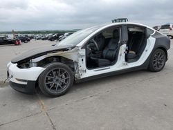 Salvage cars for sale at Grand Prairie, TX auction: 2020 Tesla Model 3