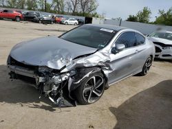 Salvage cars for sale at Bridgeton, MO auction: 2017 Honda Accord Touring