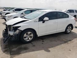 Vehiculos salvage en venta de Copart Grand Prairie, TX: 2013 Honda Civic LX