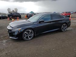 Salvage cars for sale from Copart San Diego, CA: 2021 Honda Accord Sport